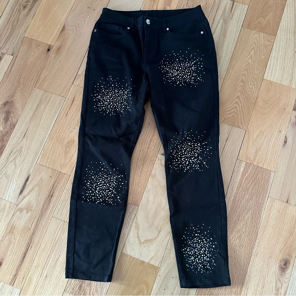 Venus Jeans Rhinestone Design 5 Pocket Classic Relaxed